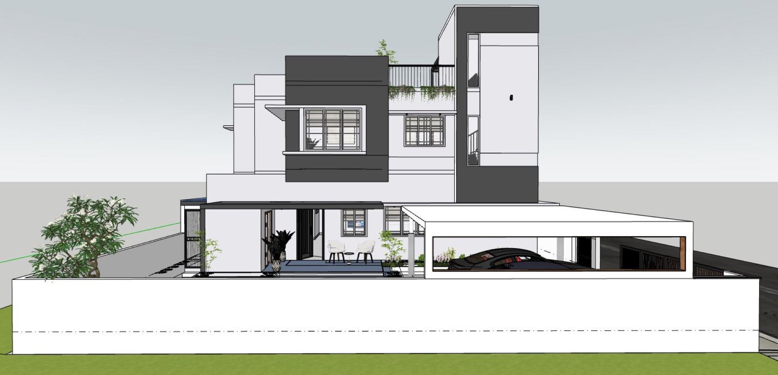 Ram Prakash residence Mezmerix Builders